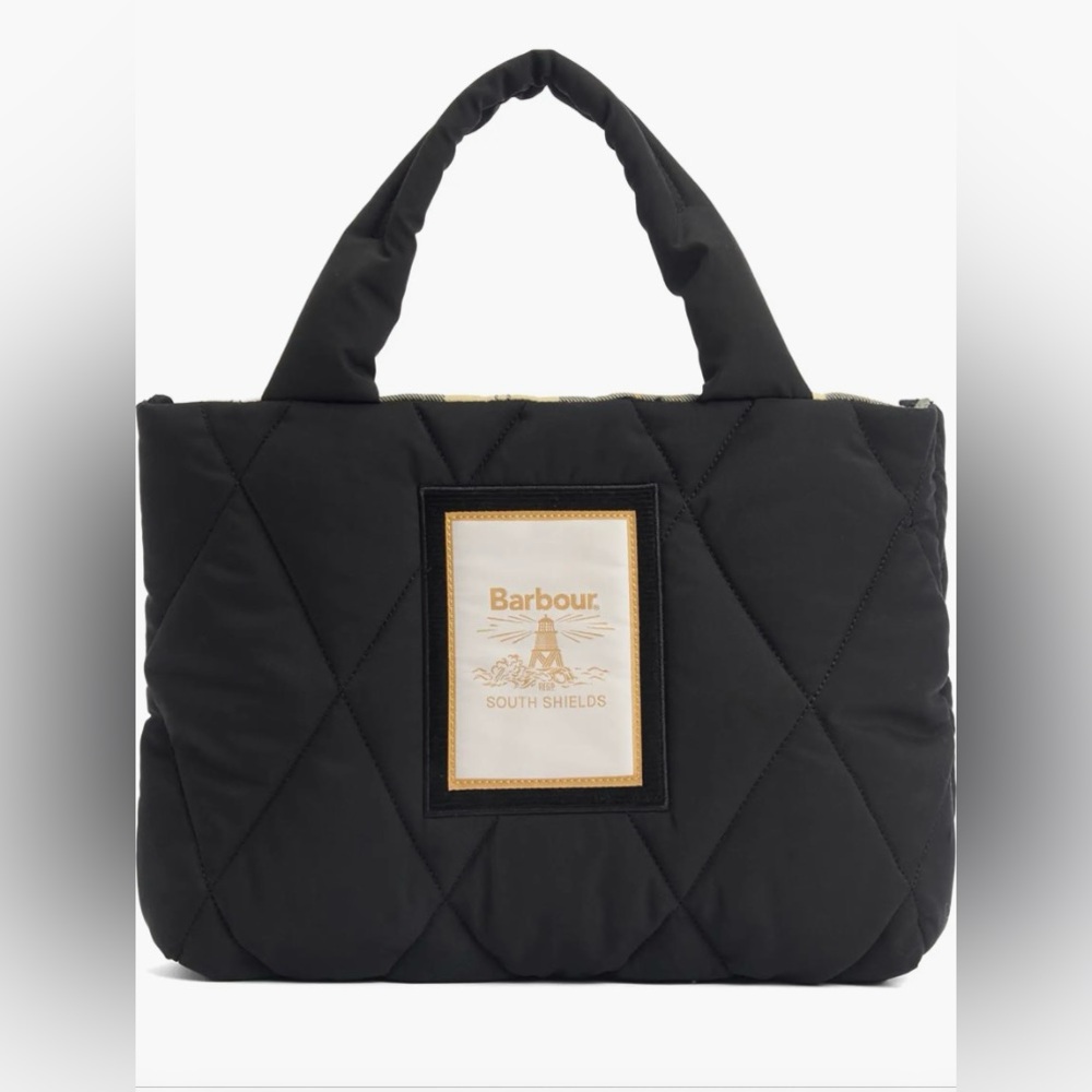 Barbour Mini Mariah Diamond Quilted Tote Bag Polo Ralph Lauren APC Tory Burch